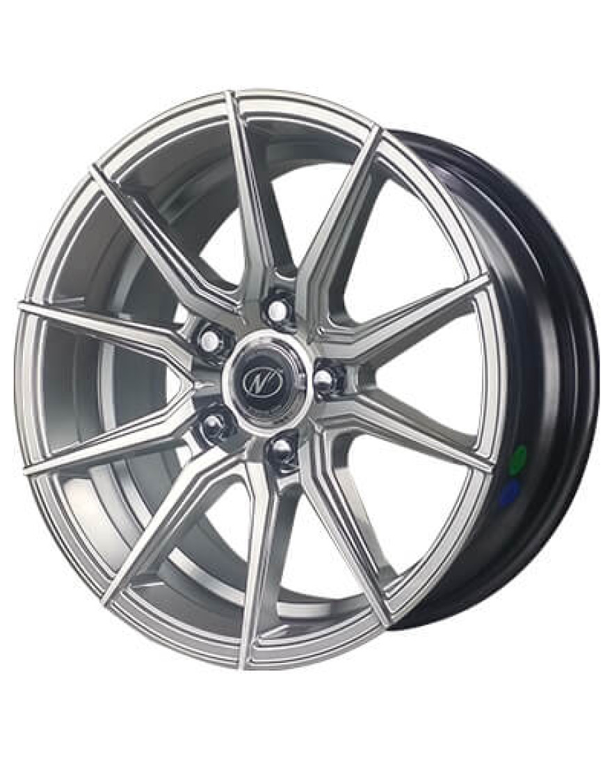 Drive 16in HSM finish. The Size of alloy wheel is 16x7 inch and the PCD is 5x114.3